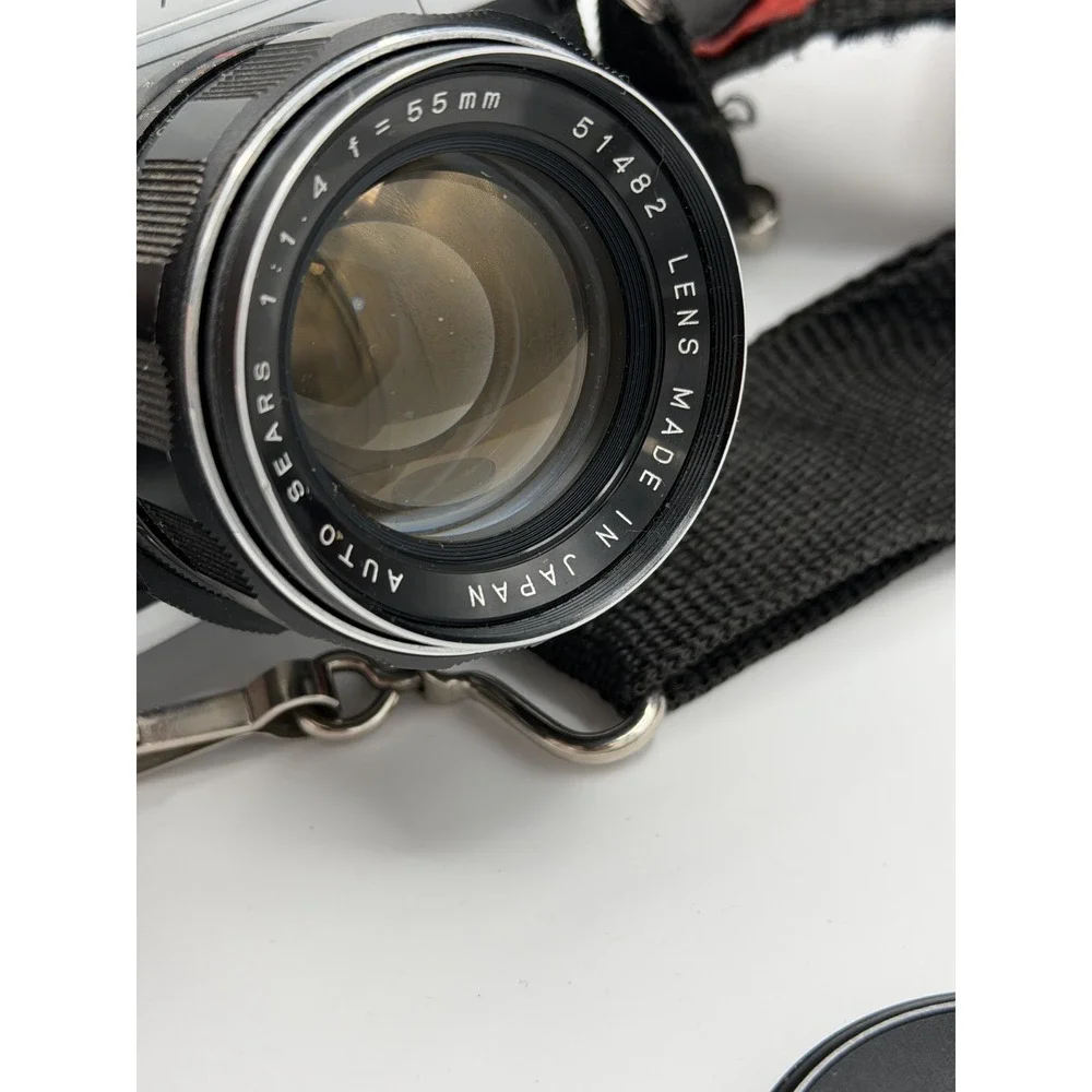 Sears TLS 35mm Film Camera w/ 55mm f/1.4 Lens Made in Japan Untested